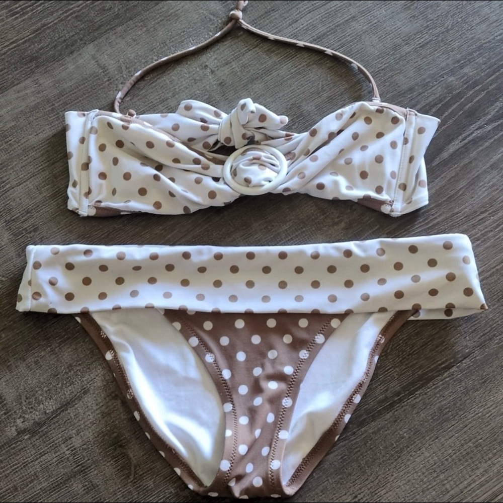 Polka dot bikini